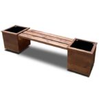 Banca Macetero con impregnante