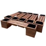 Banca Macetero con impregnante - Imagen 2